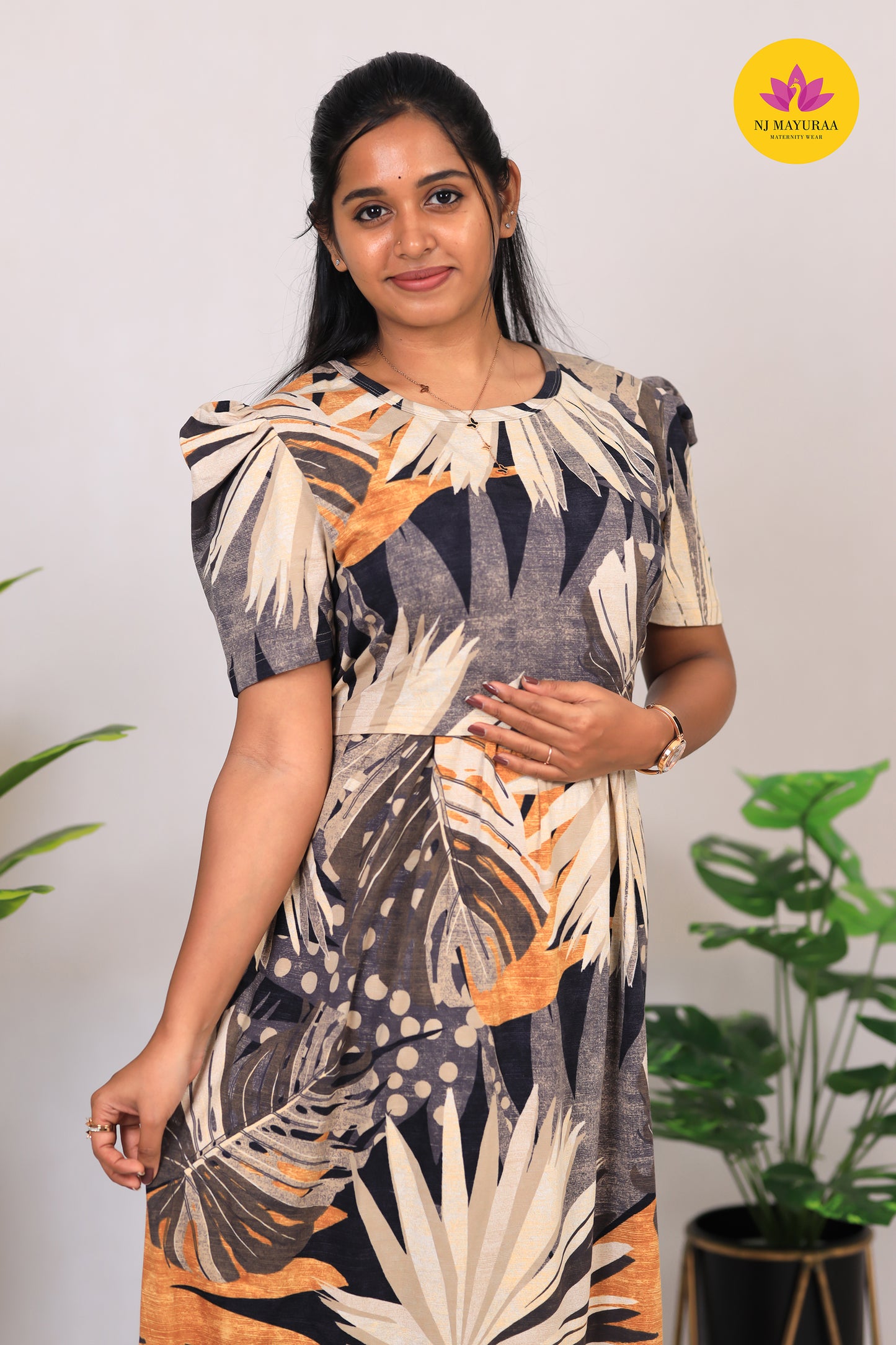 AMBAL 1 - ZIPLESS FEEDING MATERNITY WEAR FULL LENGTH 50 INCH