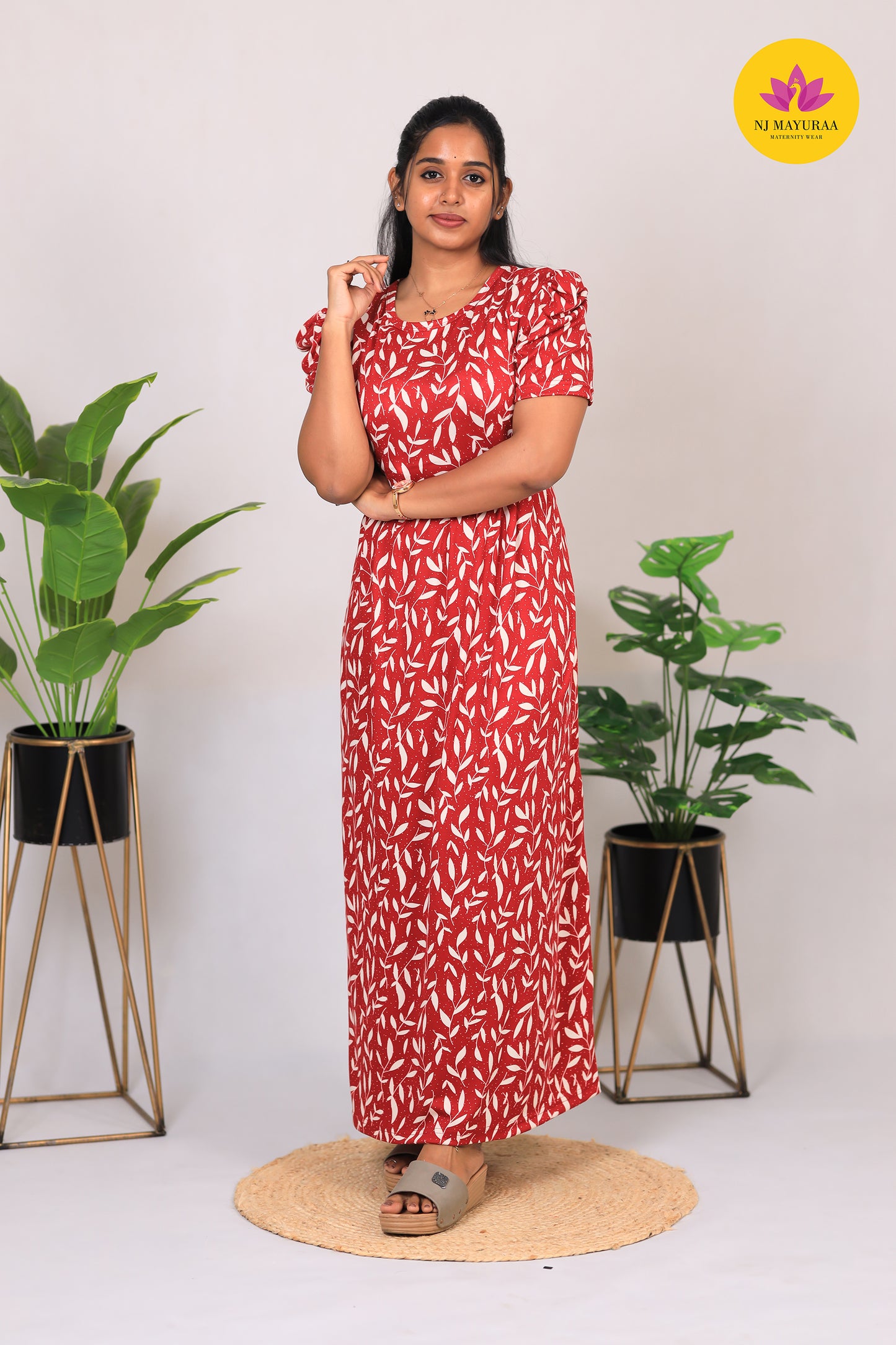 AMBAL 2 - ZIPLESS FEEDING MATERNITY WEAR FULL ( Polycotton)