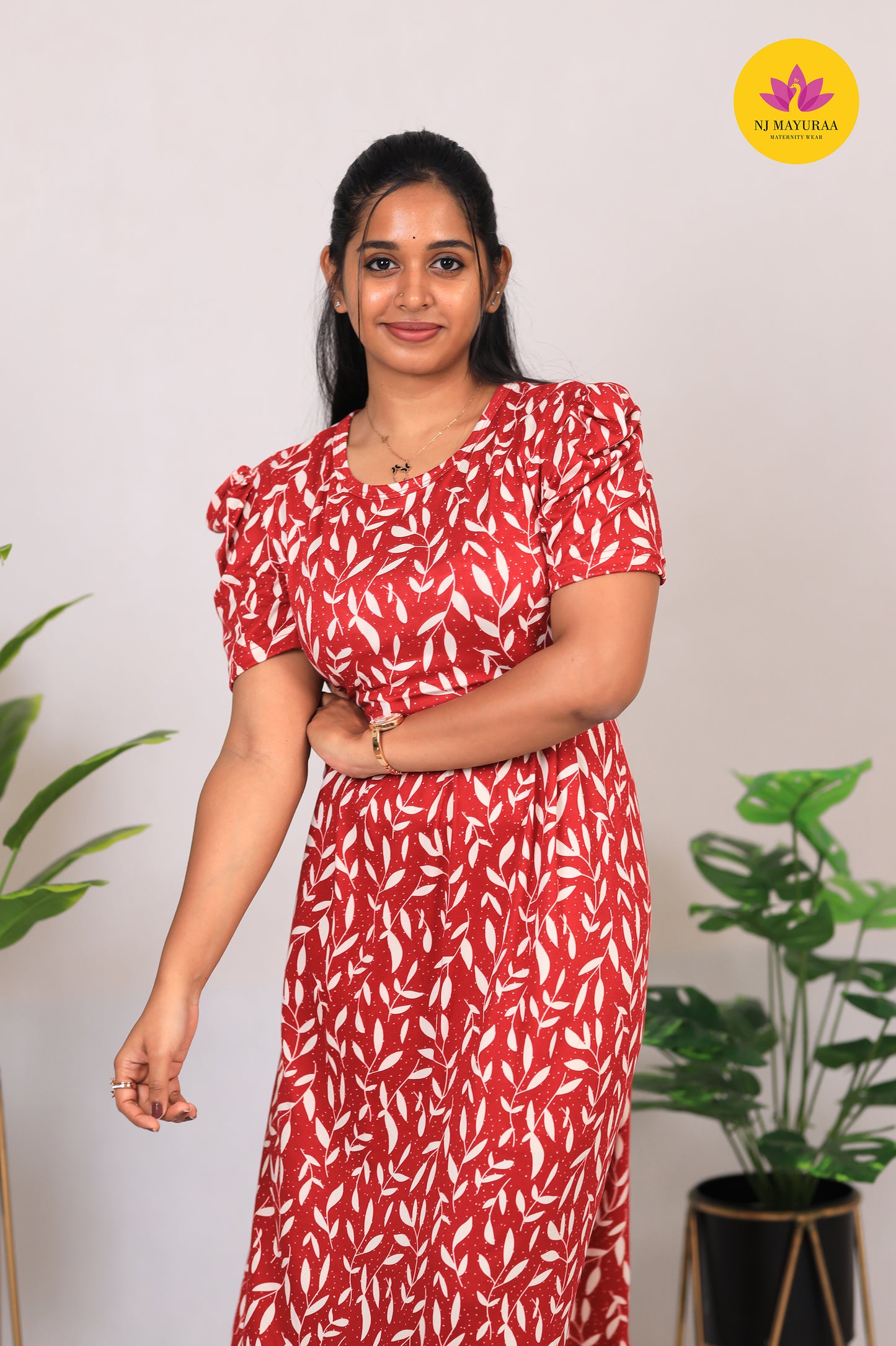 AMBAL 2 - ZIPLESS FEEDING MATERNITY WEAR FULL ( Polycotton)