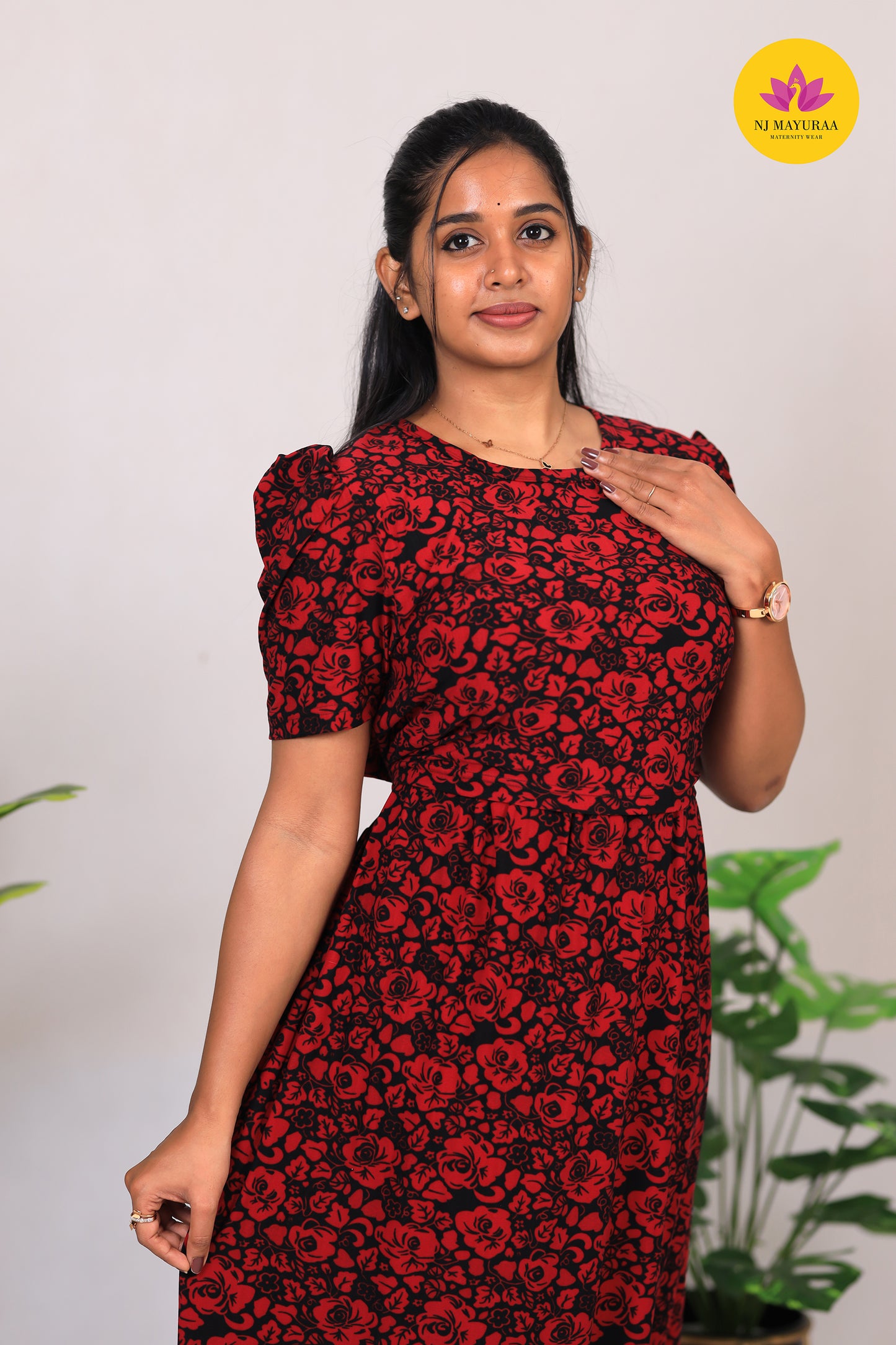 AMBAL 5 - ZIPLESS FEEDING MATERNITY WEAR FULL ( Polycotton)