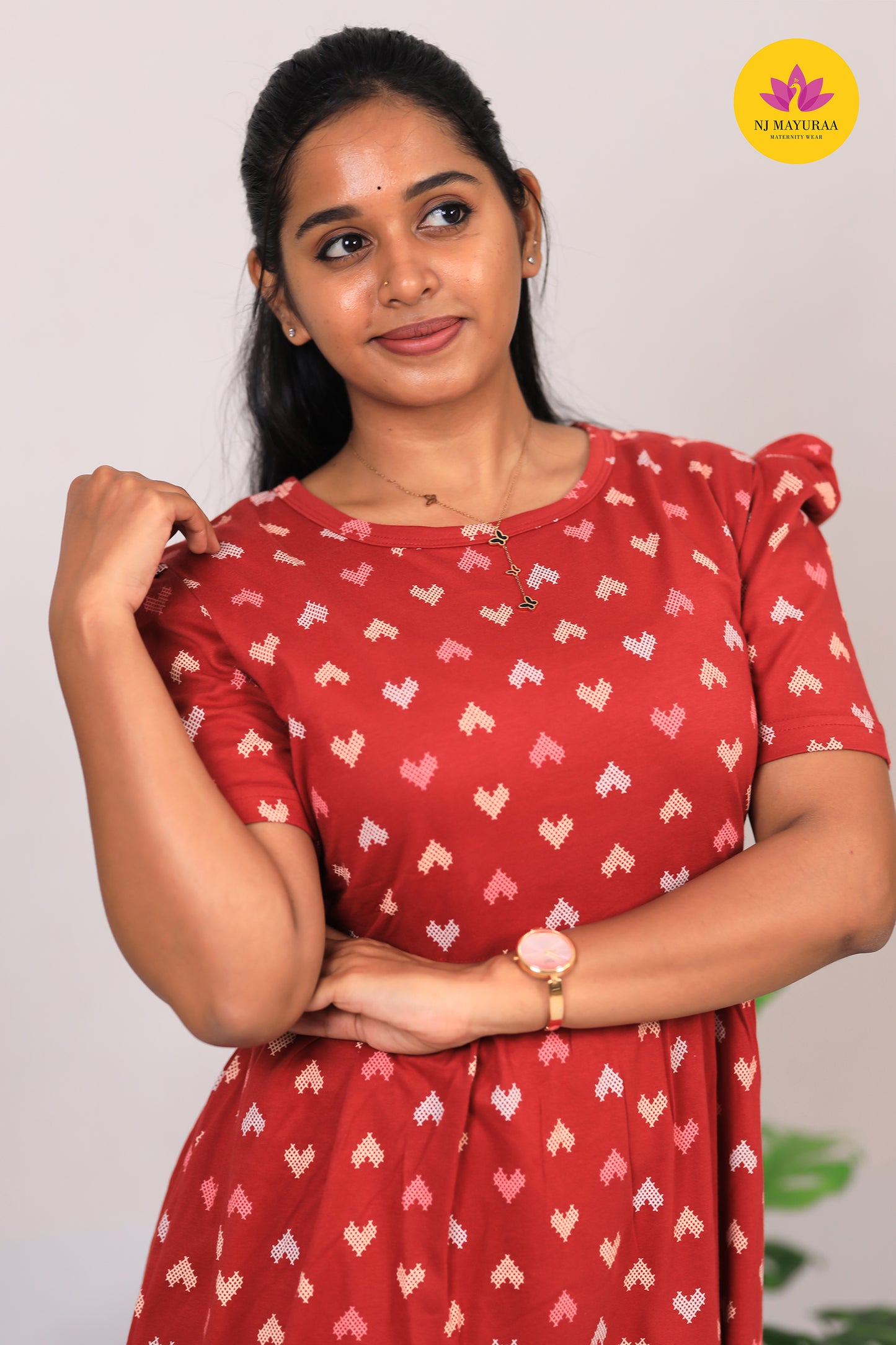 AMBAL 6 - ZIPLESS FEEDING MATERNITY WEAR ( Cotton)