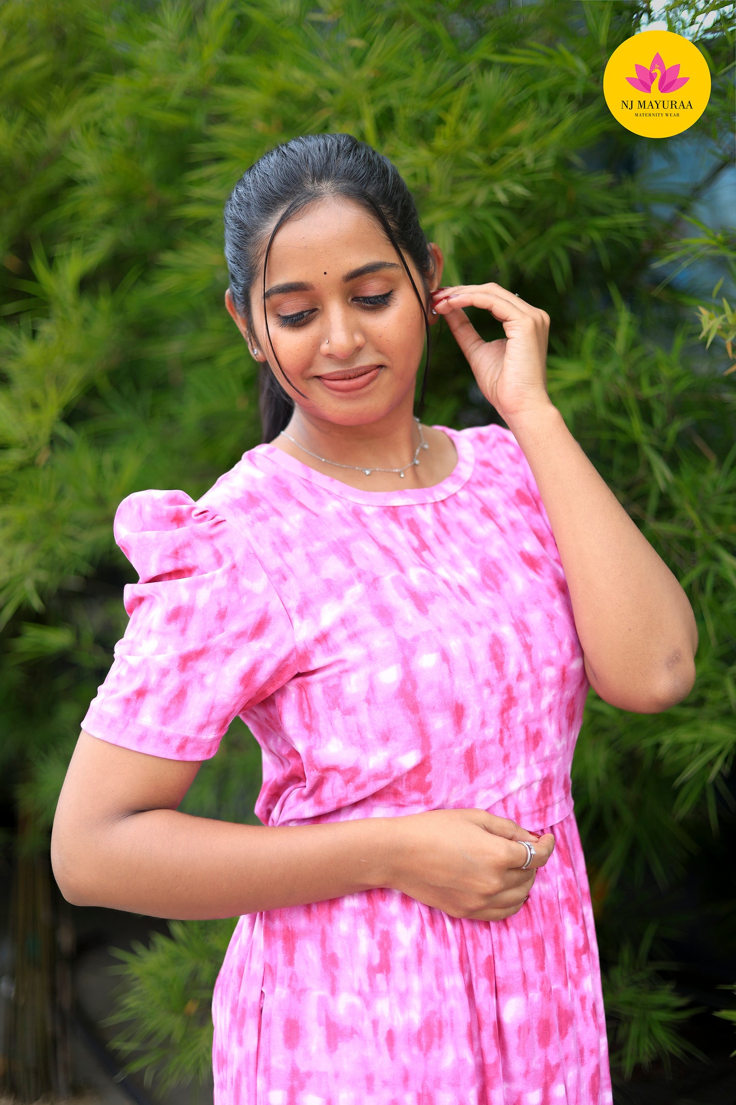 AMBAAL 14 - ZIPLESS FEEDING MATERNITY WEAR FULL LENGTH 50 INCH