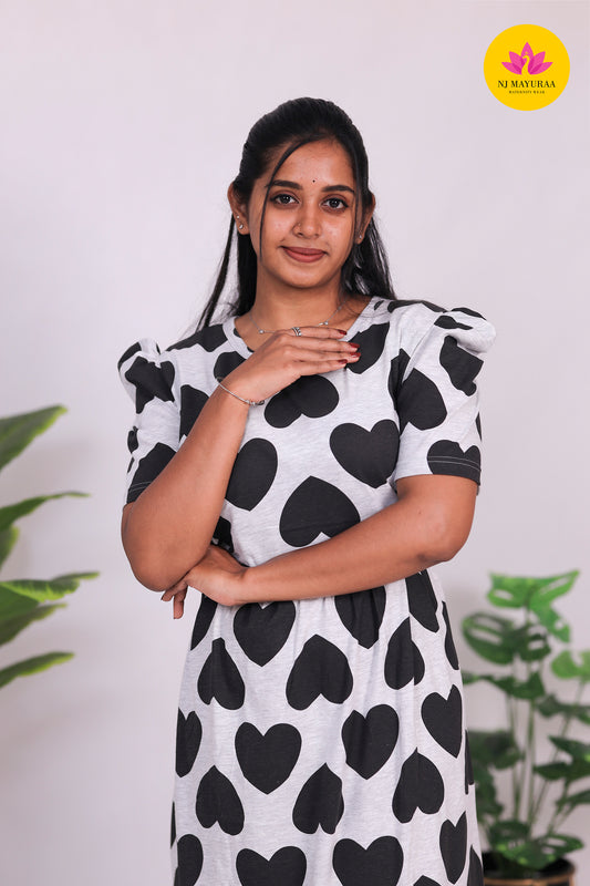 AMBAAL 19 - ZIPLESS FEEDING MATERNITY WEAR FULL LENGTH 50 INCH