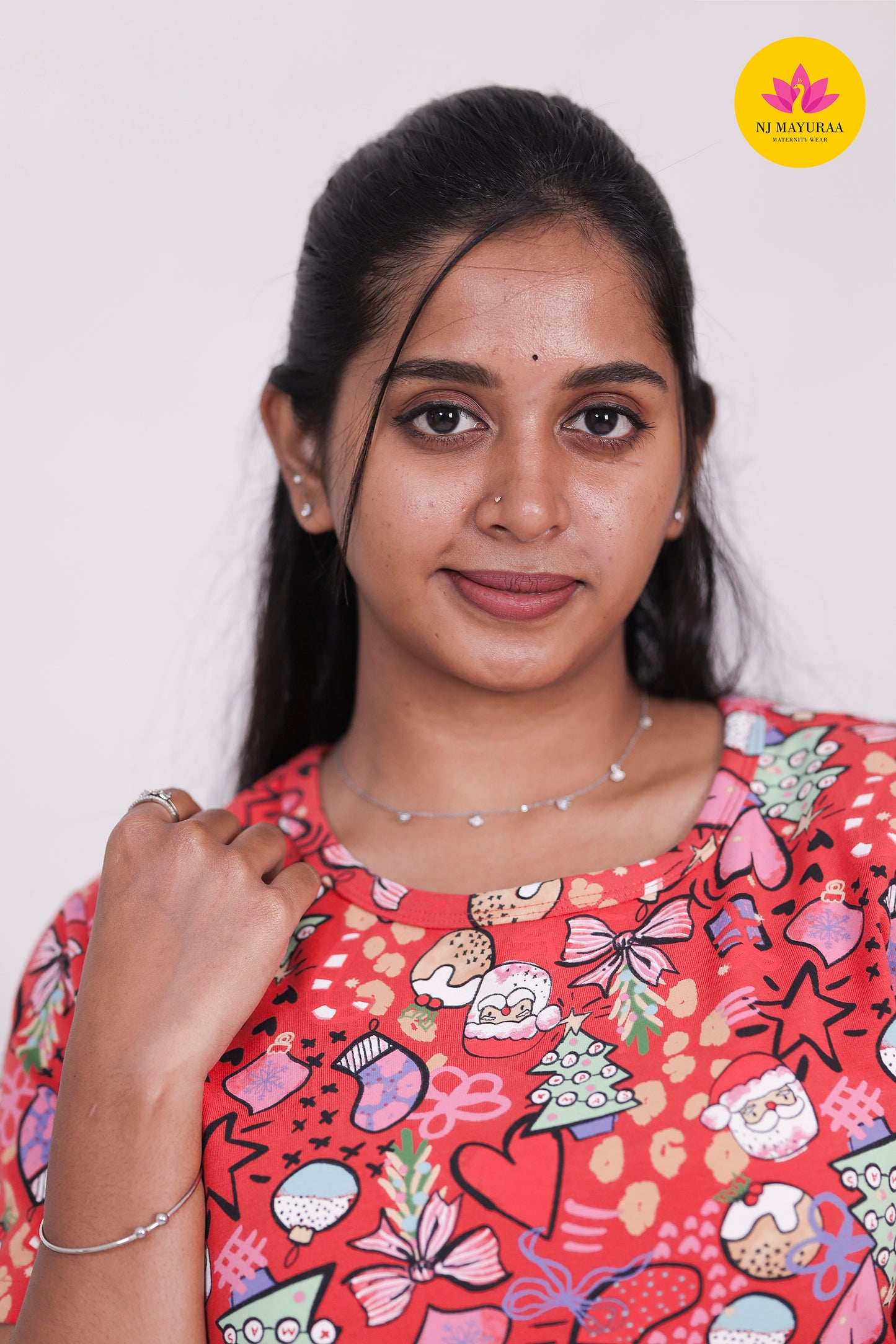 AMBAAL 27 - ZIPLESS FEEDING MATERNITY WEAR FULL LENGTH 50 INCH (NORMAL SLEEVE)