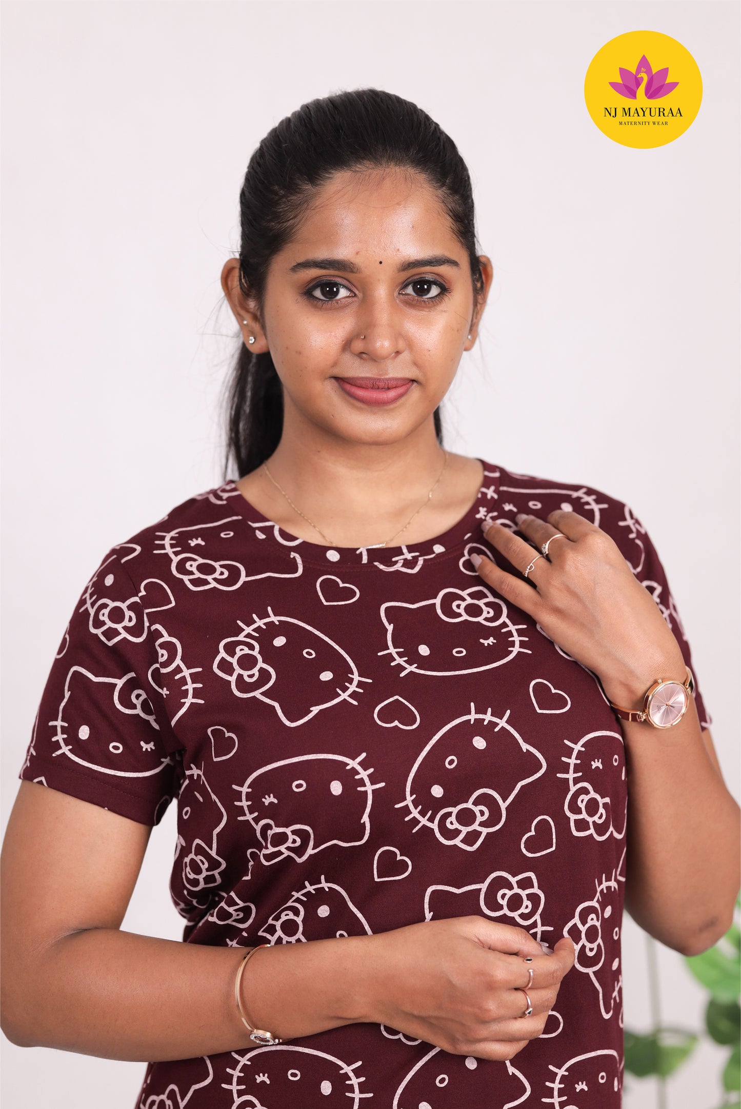 SRIDHA 35 -LADIES PAJAMA SET ( WITH POCKET WITH ROPE ADJUSTMENT)