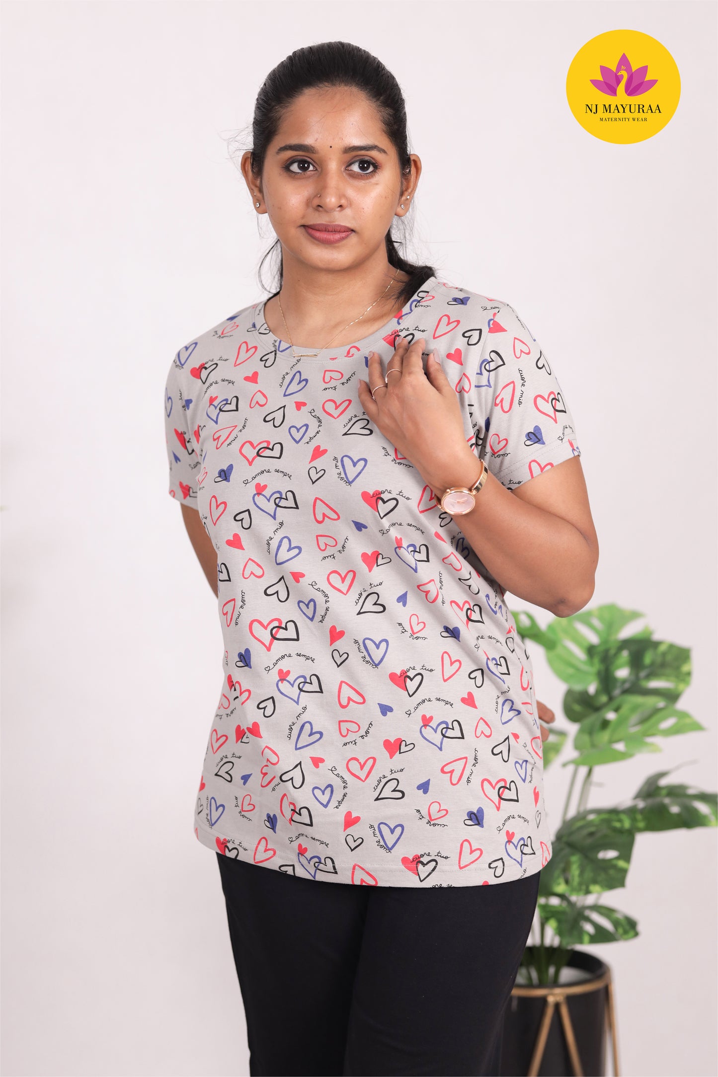 SRIDHA 37 -LADIES PAJAMA SET ( WITH POCKET WITH ROPE ADJUSTMENT)