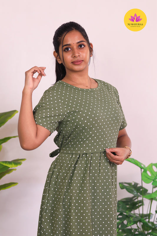 JAYAM 2 - ZIPLESS FEEDING MATERNITY WEAR SHORT LENGTH 47 INCH