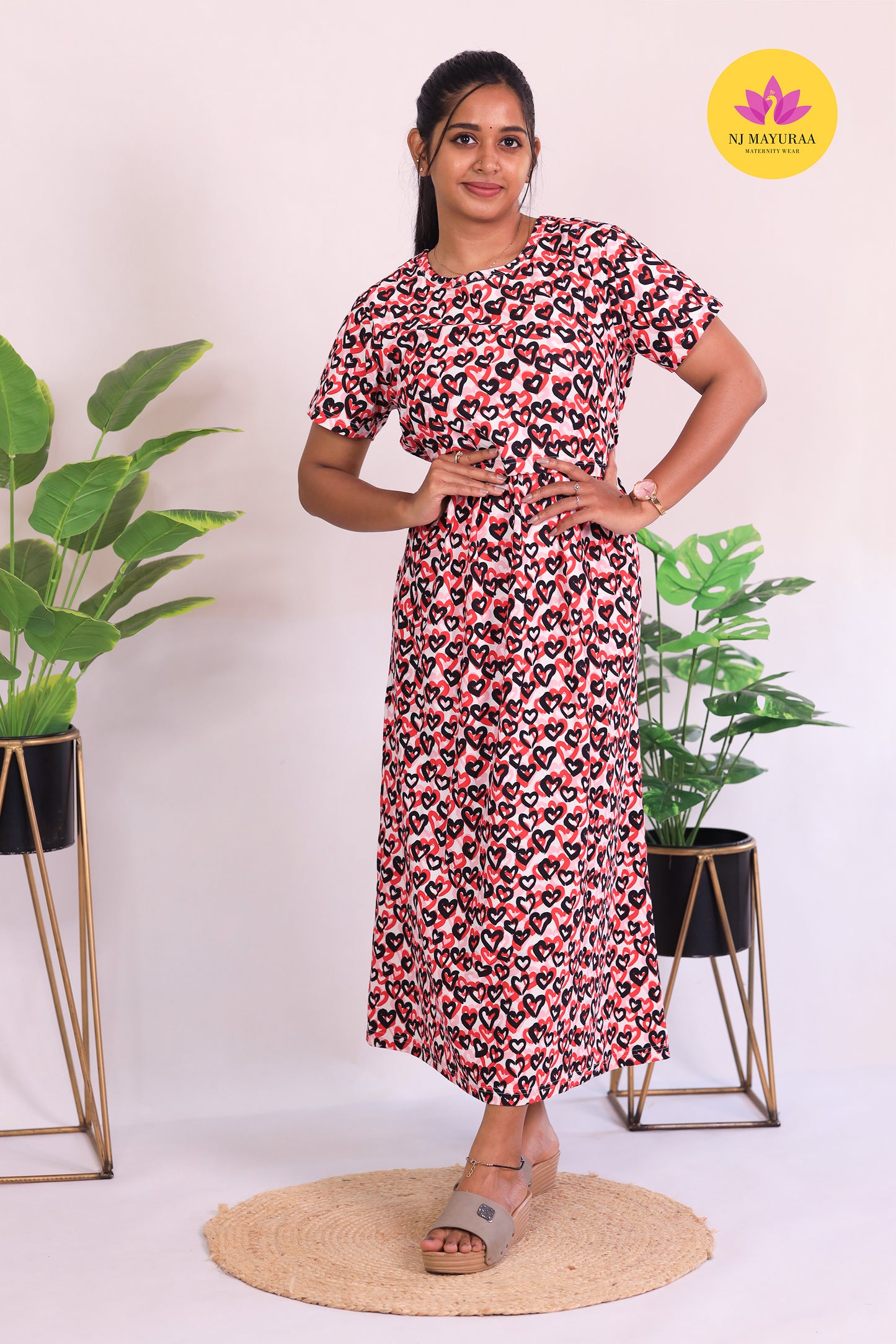 JAYAM 4 - ZIPLESS FEEDING MATERNITY WEAR SHORT LENGTH 50 INCH