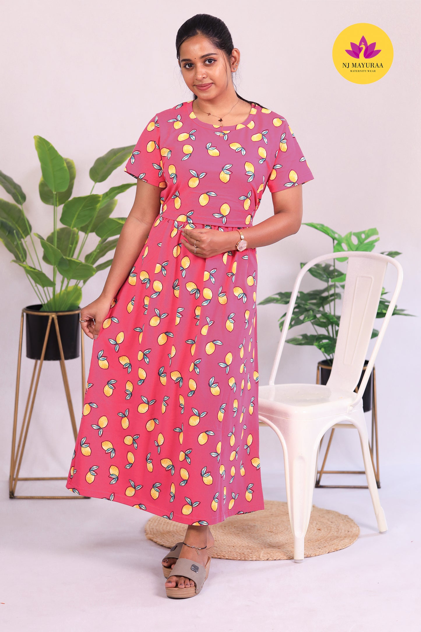 JAYAM 6 - ZIPLESS FEEDING MATERNITY WEAR SHORT LENGTH 47 INCH