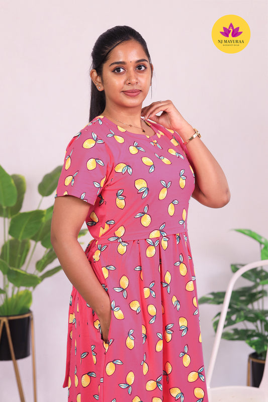 JAYAM 6 - ZIPLESS FEEDING MATERNITY WEAR SHORT LENGTH 47 INCH