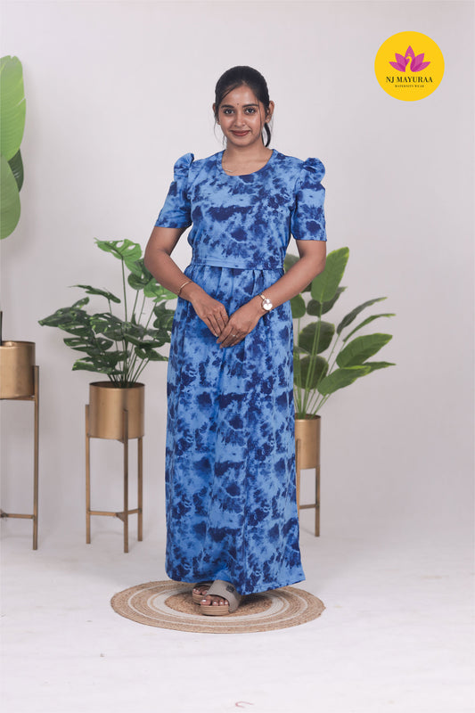 RATNESH 16 - ZIPLESS FEEDING MATERNITY WEAR PUFF SLEEVE