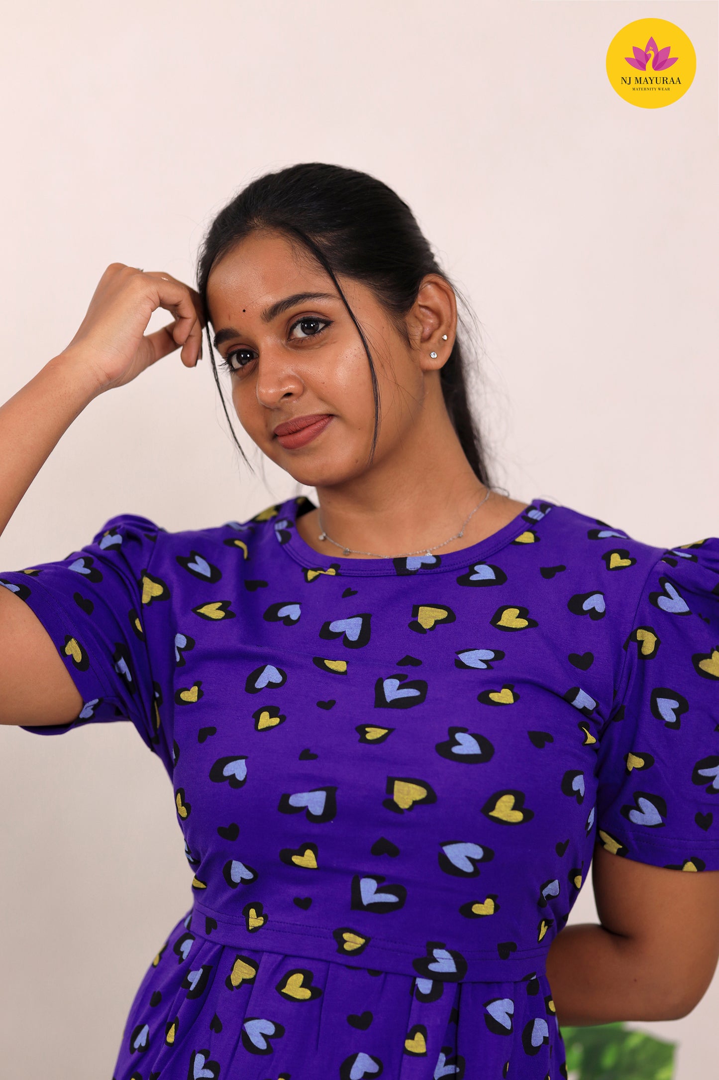 SURABHI 8 - ZIPLESS MATERNITY WEAR PUFF SLEEVE/ FULL LENGTHS