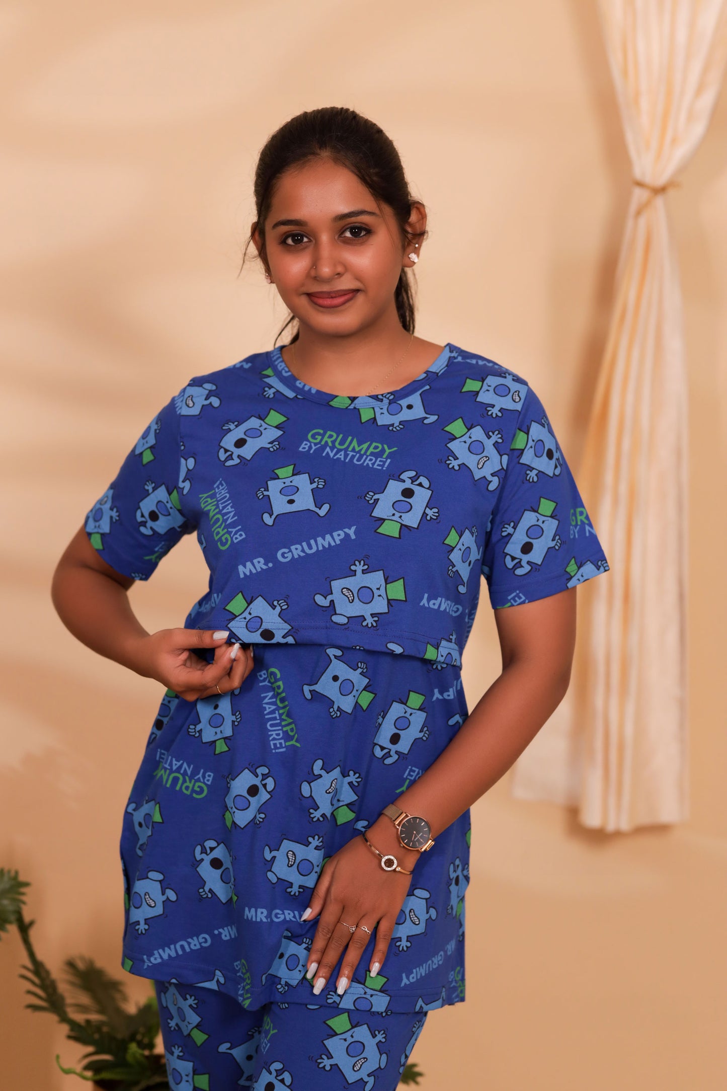 NIGHT GAME- ZIPLESS FEEDING PANT SET