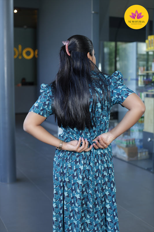 CUTE8 -ZIPLESS MATERNITY WEAR PUFF SLEEVE