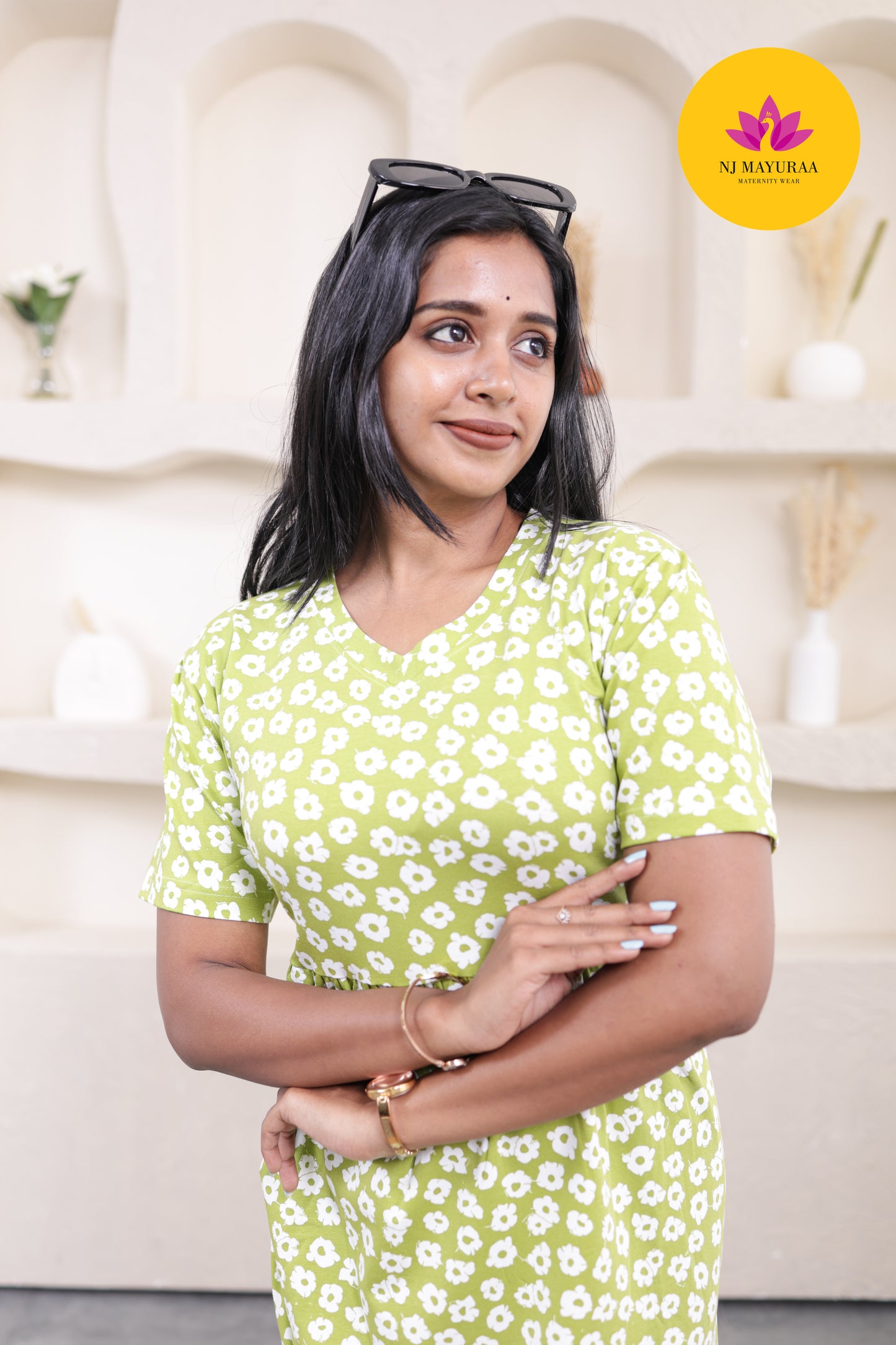Sree_05-V-NECK NON FEEDING MATERNITY WEAR