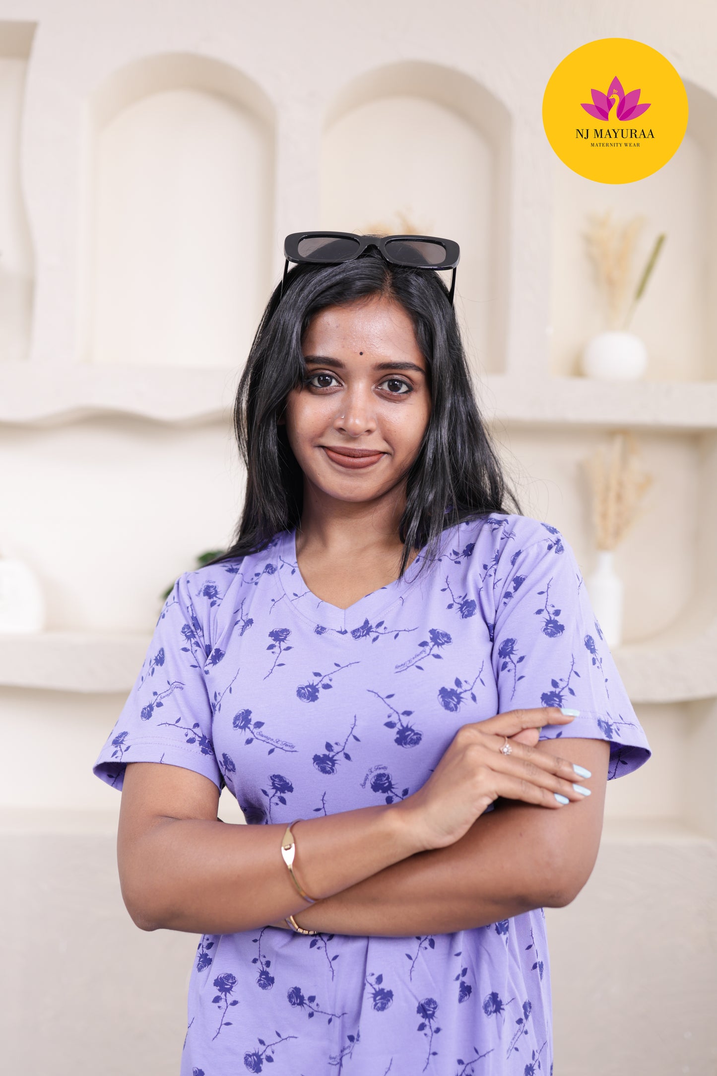 Sree_07-V-NECK NON FEEDING MATERNITY WEAR
