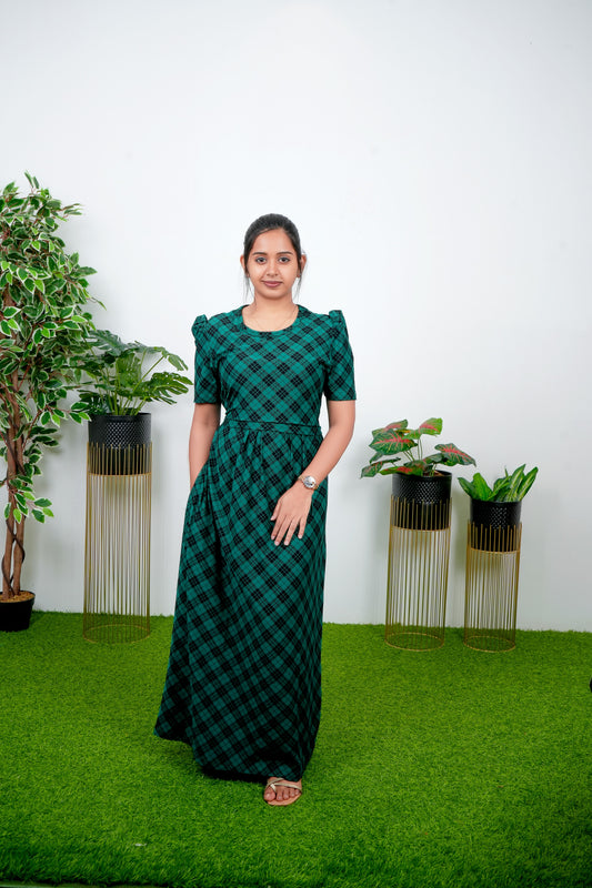 TARPON-ZIPLESS MATERNITY WEAR PUFF SLEEVE