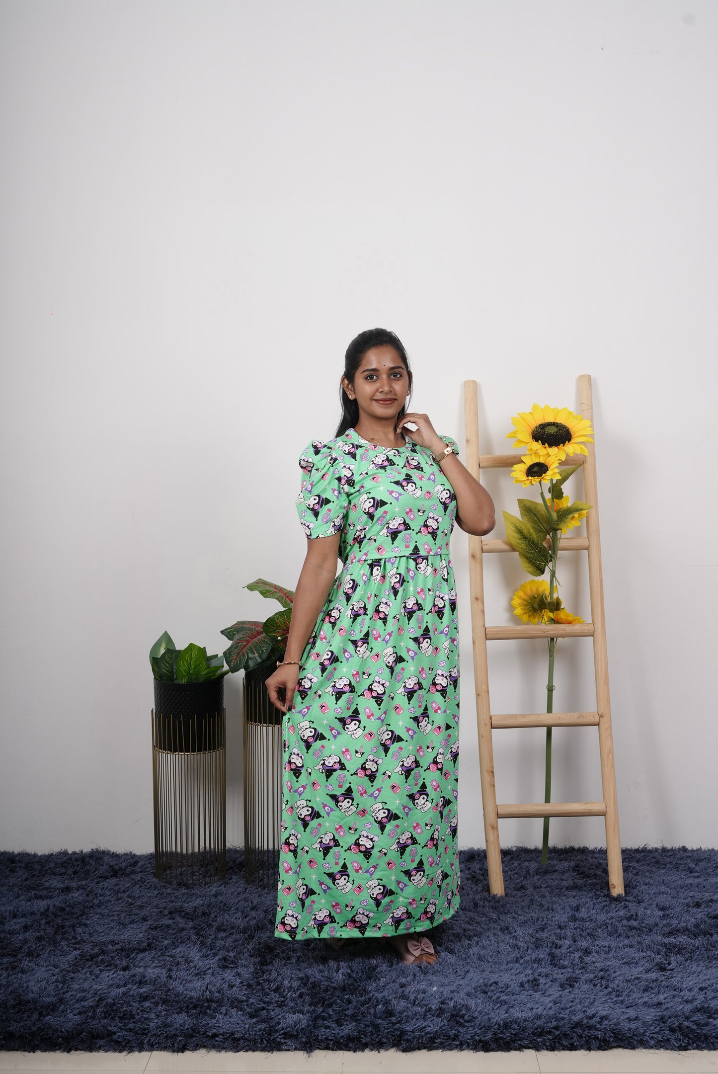 ARUSHA - ZIPLESS MATERNITY WEAR PUFF SLEEVE
