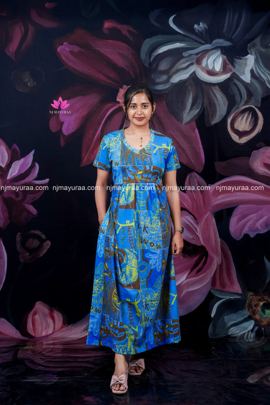 HARA - ZIPLESS MATERNITY WEAR NORMAL SLEEVE NONFEEDING V NECK