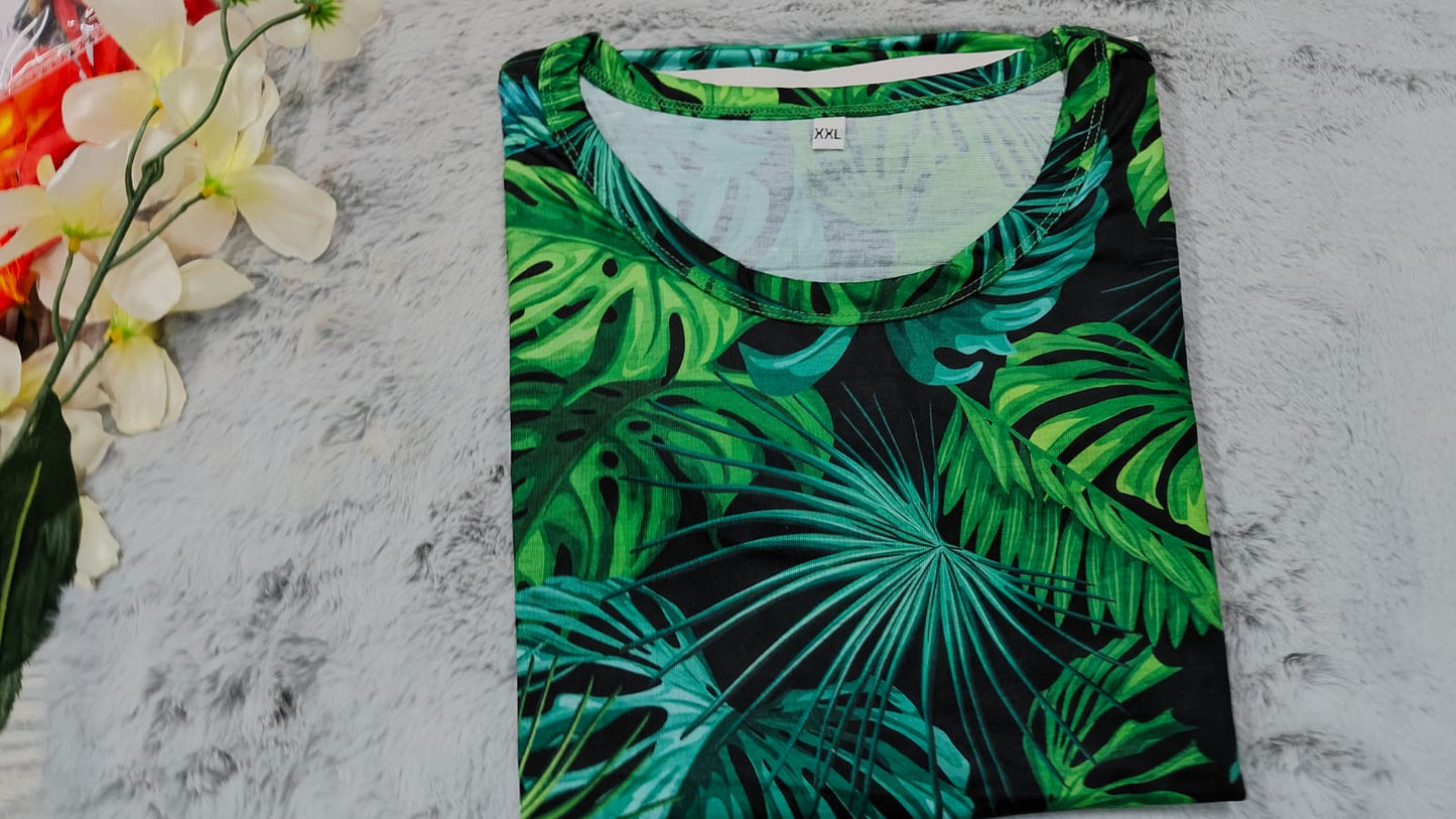 Feeding Tshirt - Deep teal black