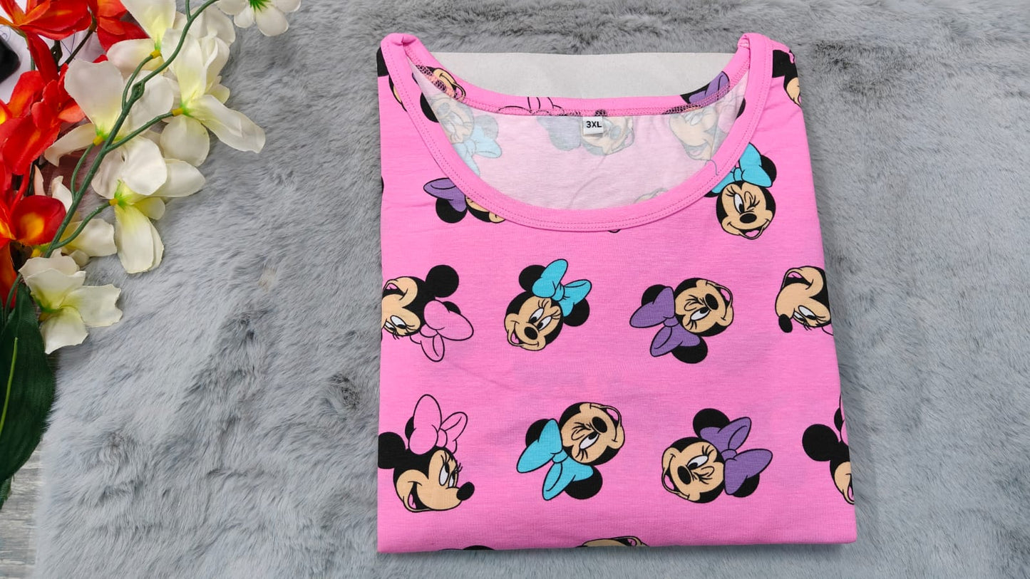 Feeding Tshirt - Hot Pastel pink