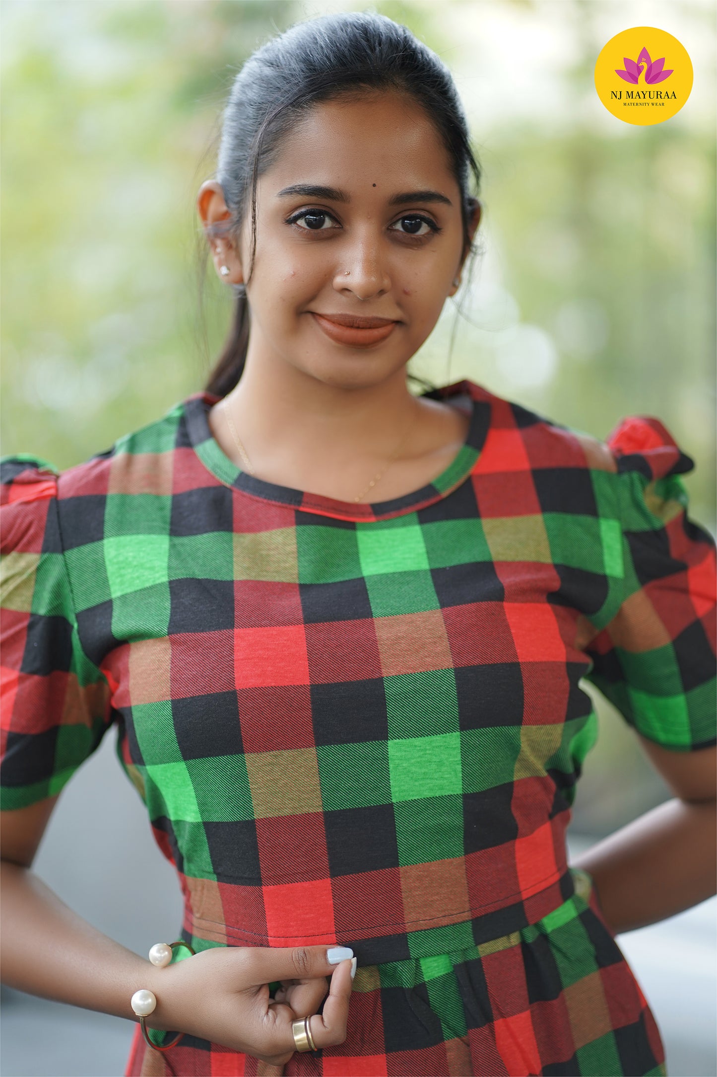 Jaya2-ZIPLESS MATERNITY WEAR PUFF SLEEVE