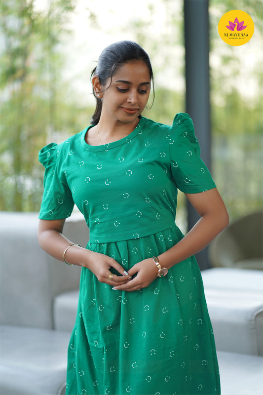 Jaya4-ZIPLESS MATERNITY WEAR PUFF SLEEVE