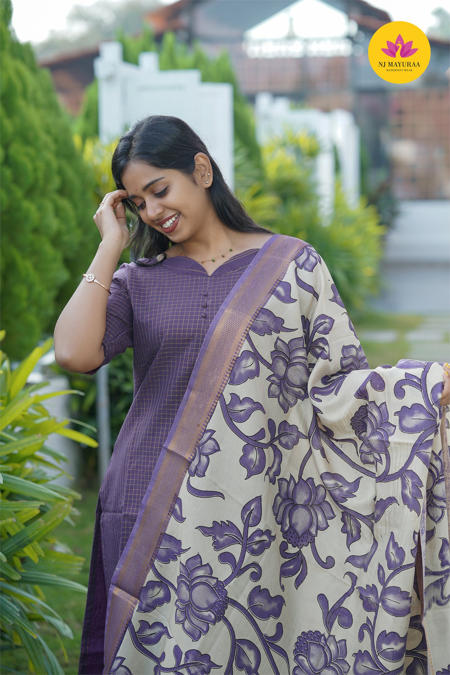 valli 5 - kurti set with dupatta with lining ( Non maternity)