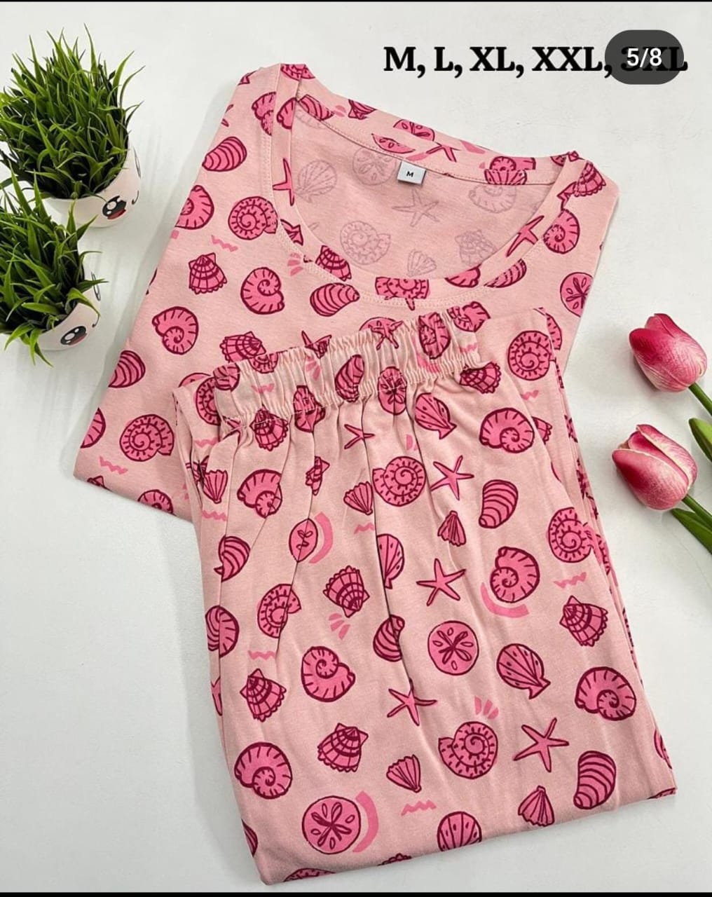 NOCTURNE LUXE - LADIES LOUNGE NIGHT WEAR SET WITH ROPE AND PACKET