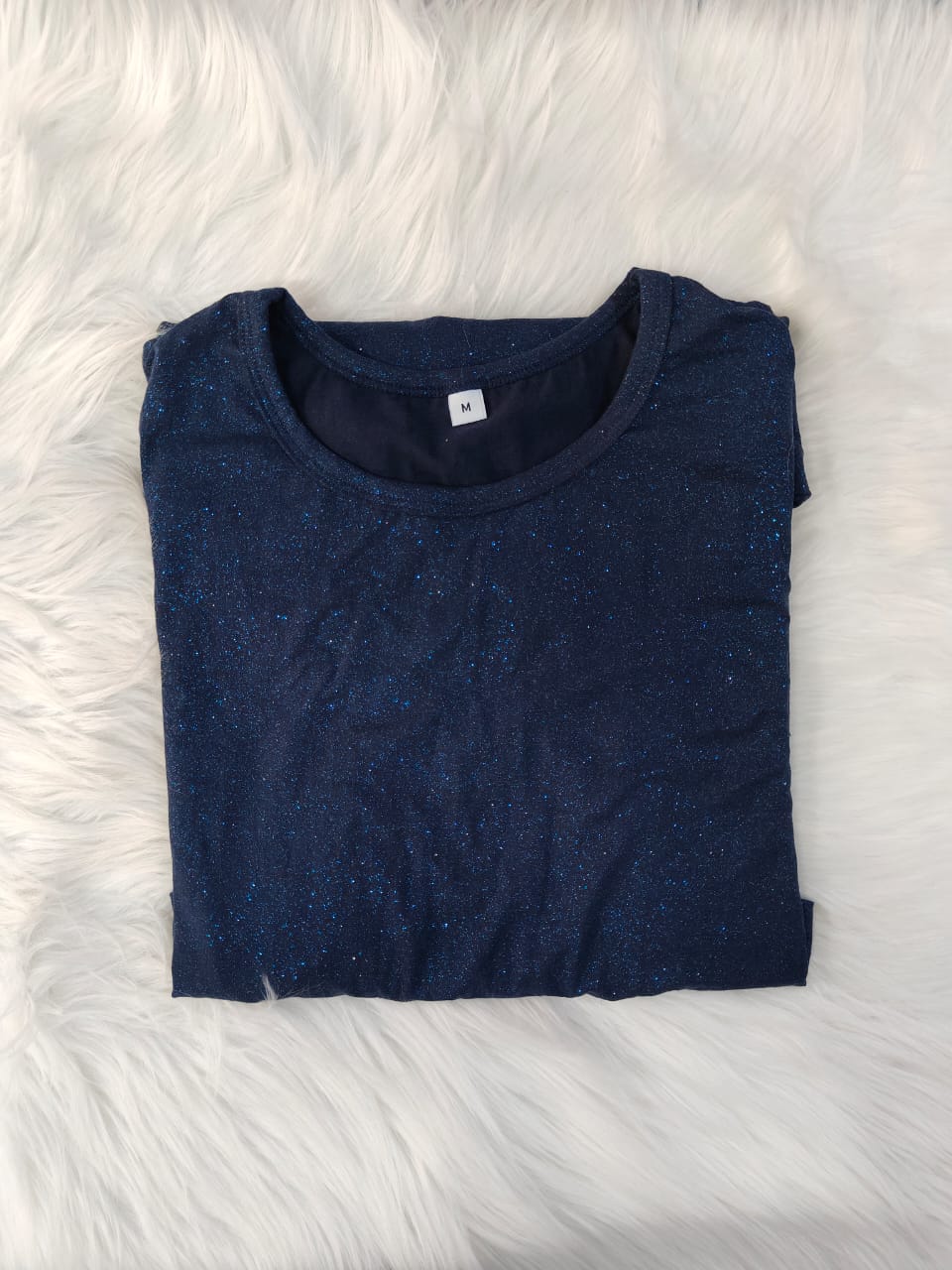 Navy blue glitter - Feeding Tshirt