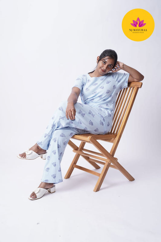 Buttu23 Nightwear ( Cotton Rib Fabric)