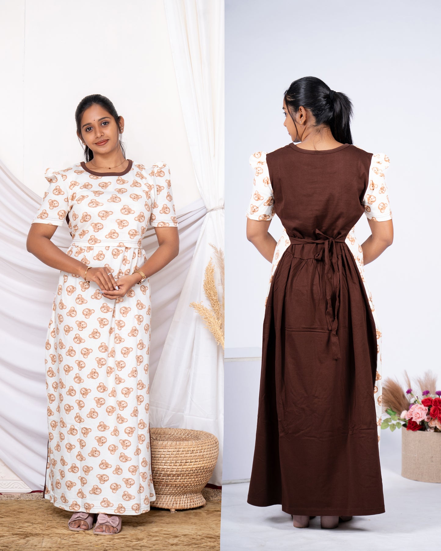 ARIVU - zipless feeding maternity wear DUAL COLOURS