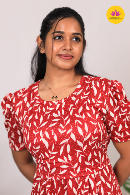 AMBAL 2 - ZIPLESS FEEDING MATERNITY WEAR FULL ( Polycotton)