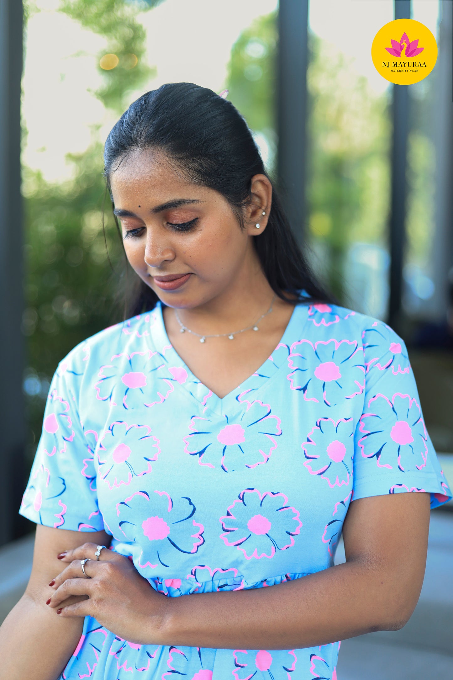 AMBAAL 5 - NON FEEDING MATERNITY WEAR FULL LENGTH 50 INCH
