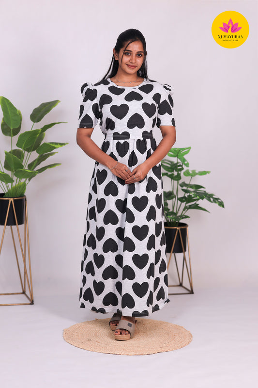 AMBAAL 19 - ZIPLESS FEEDING MATERNITY WEAR FULL LENGTH 50 INCH