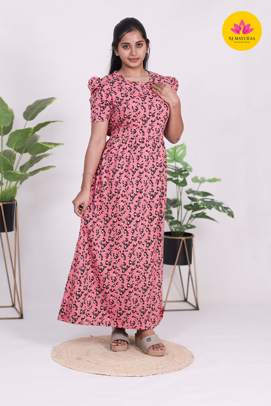 AMBAAL 22 - ZIPLESS FEEDING MATERNITY WEAR FULL LENGTH 50 INCH as