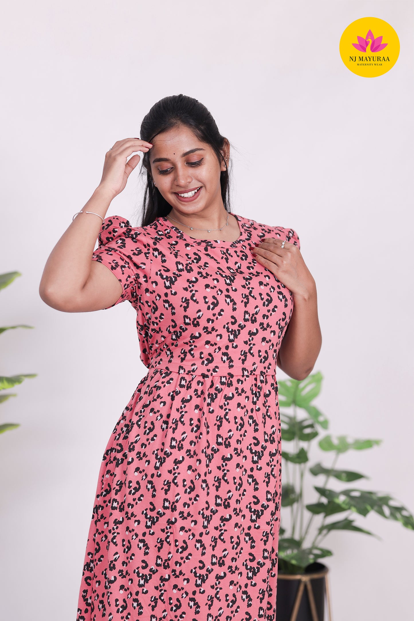 AMBAAL 22 - ZIPLESS FEEDING MATERNITY WEAR FULL LENGTH 50 INCH as