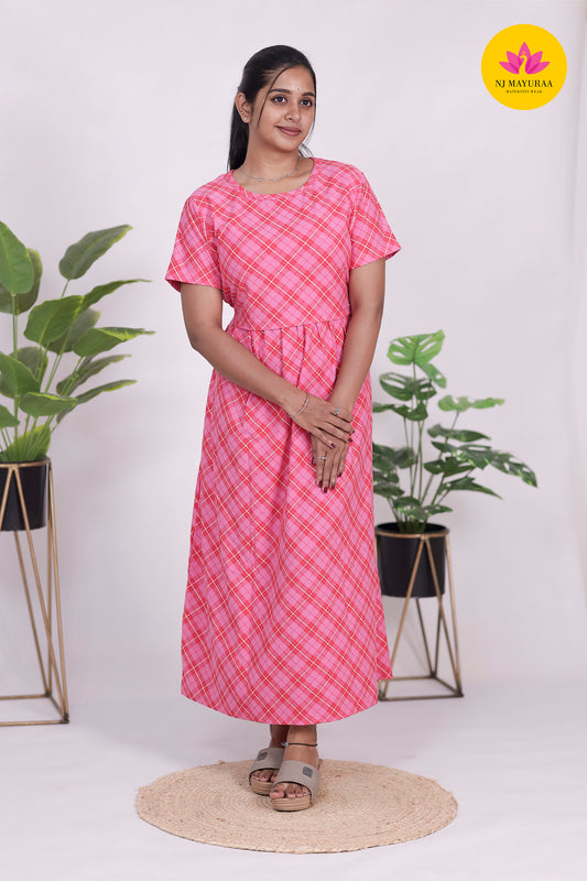AMBAAL 33 - ZIPLESS FEEDING MATERNITY WEAR FULL ( Midi length )