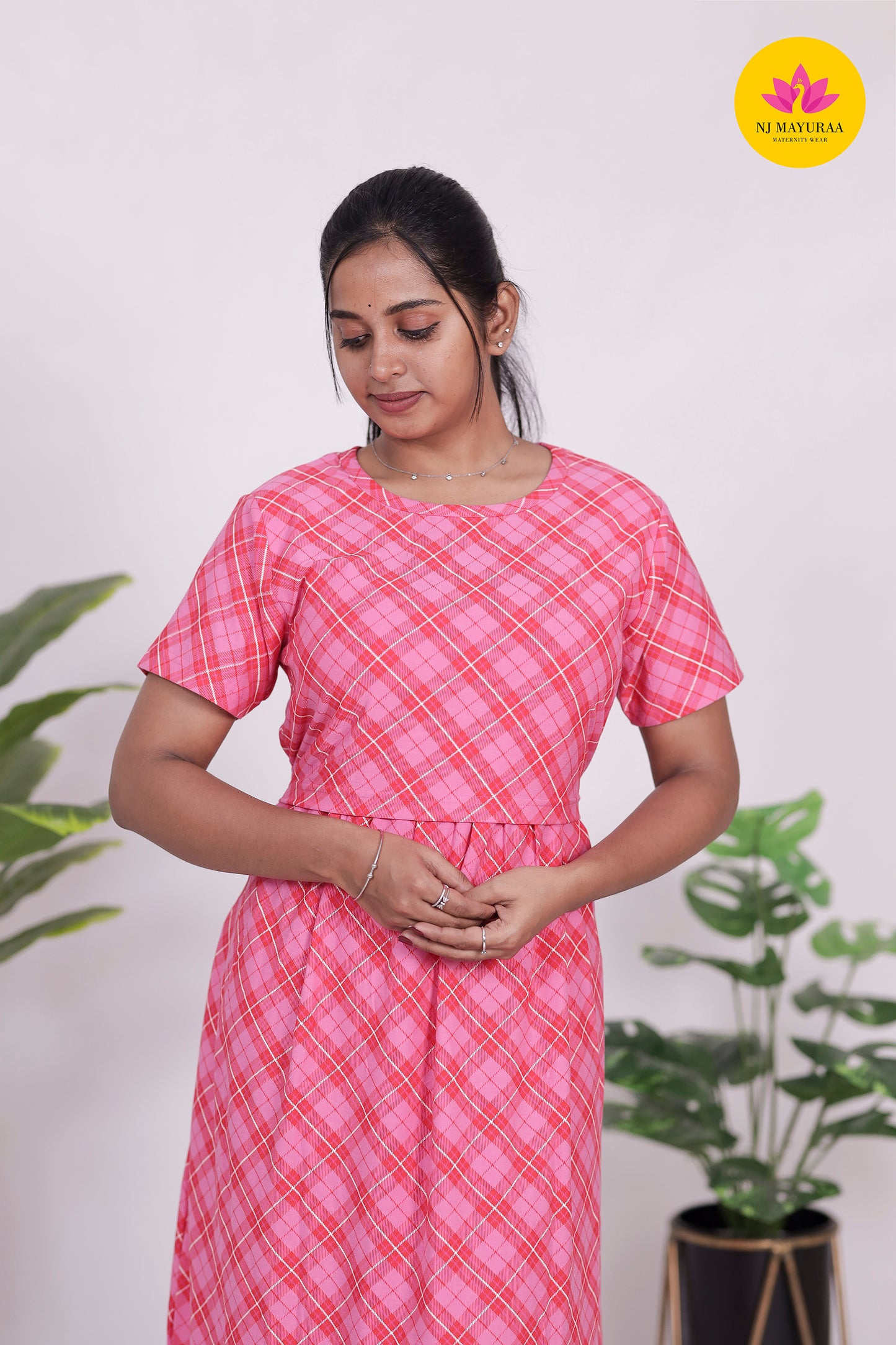 AMBAAL 33 - ZIPLESS FEEDING MATERNITY WEAR FULL ( Midi length )