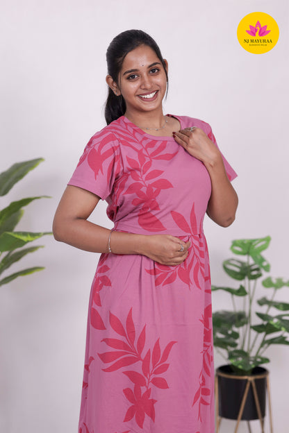 AMBAAL 36 - ZIPLESS FEEDING MATERNITY WEAR FULL ( Midi length )