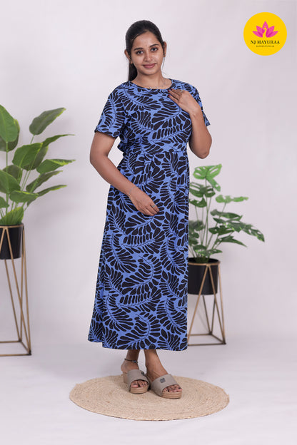 AMBAAL 38 - ZIPLESS FEEDING MATERNITY WEAR FULL ( Midi length )