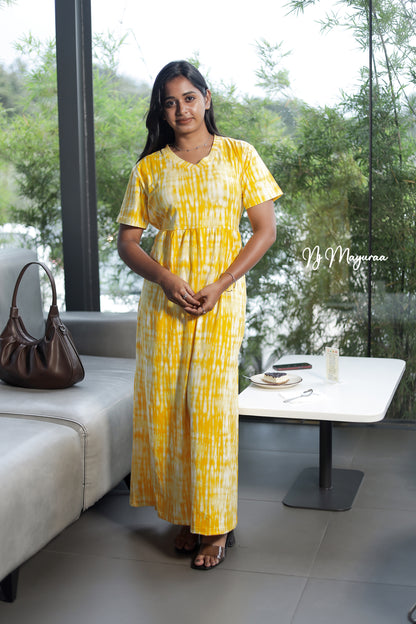 KUVERA 6= V-NECK NON FEEDING MAXI WEAR FULL LENGTH