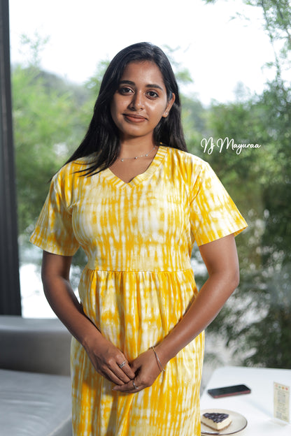 KUVERA 6= V-NECK NON FEEDING MAXI WEAR FULL LENGTH