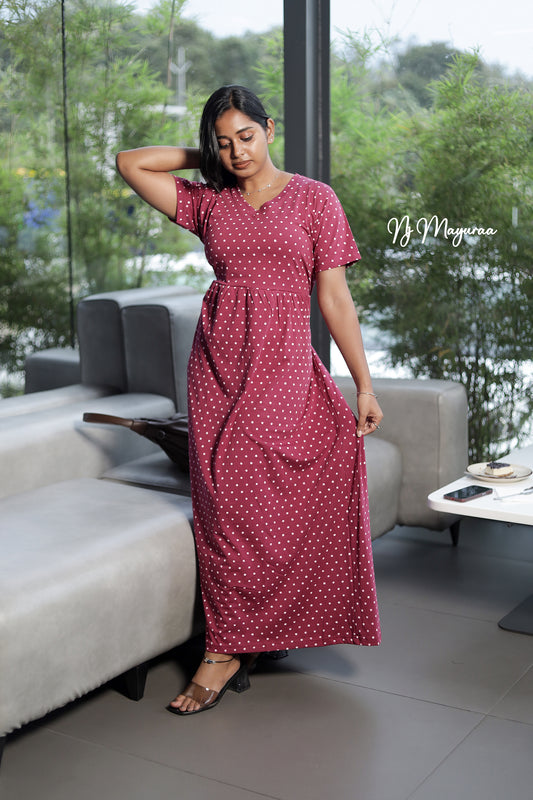 KUVERA 10-V-NECK NON FEEDING MAXI  WEAR