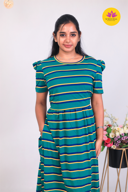 NARAYANI 6 -ZIPLESS MATERNITY WEAR PUFF SLEEVE