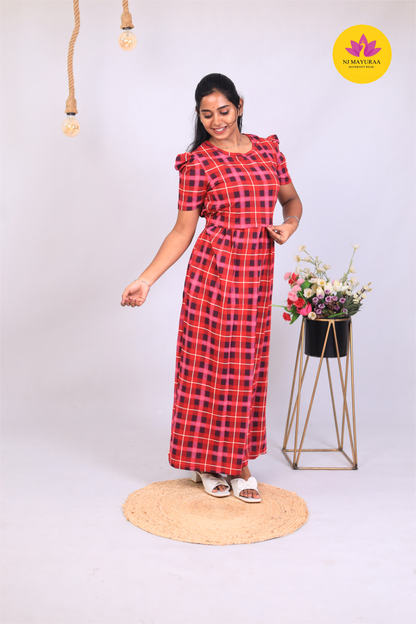 NARAYANI 10-ZIPLESS MATERNITY WEAR PUFF SLEEVE