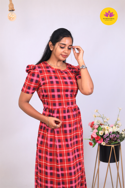 NARAYANI 10-ZIPLESS MATERNITY WEAR PUFF SLEEVE