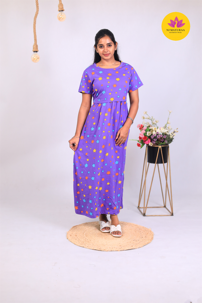 NARAYANI 17 -ZIPLESS MATERNITY WEAR PUFF SLEEVE
