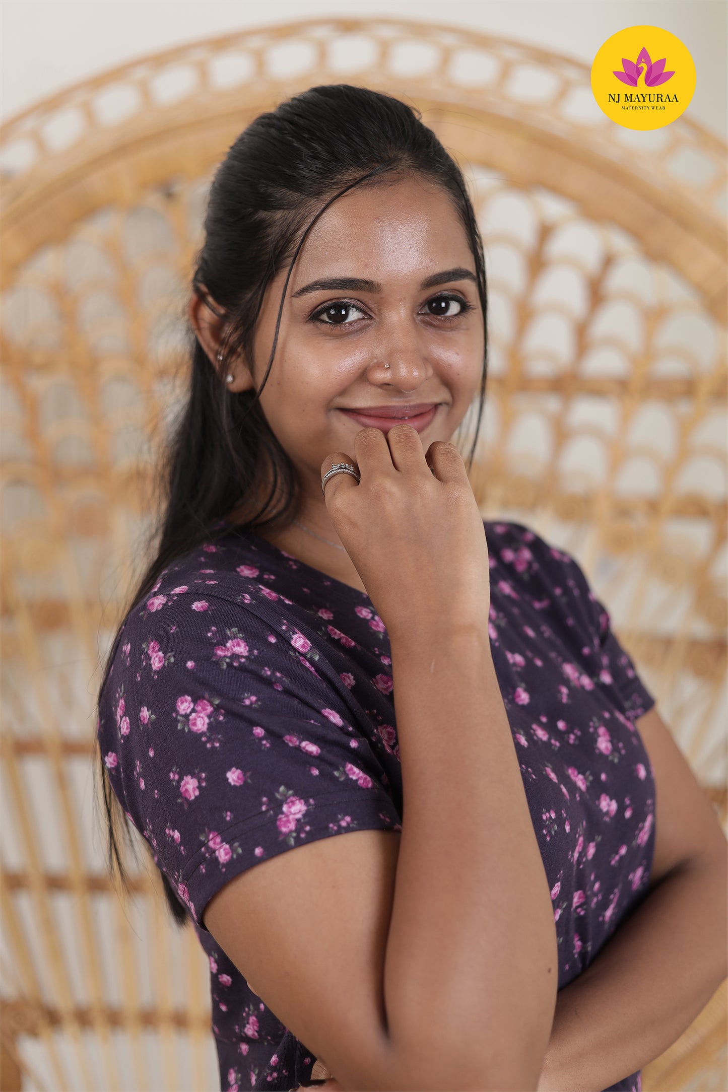 NARAYANI 39 - LADIES LOUNGE NIGHT WEAR SET WITH ROPE AND PACKET