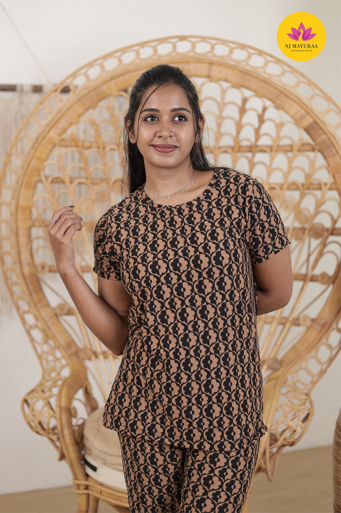 NARAYANI 40 - LADIES LOUNGE NIGHT WEAR SET WITH ROPE AND PACKET